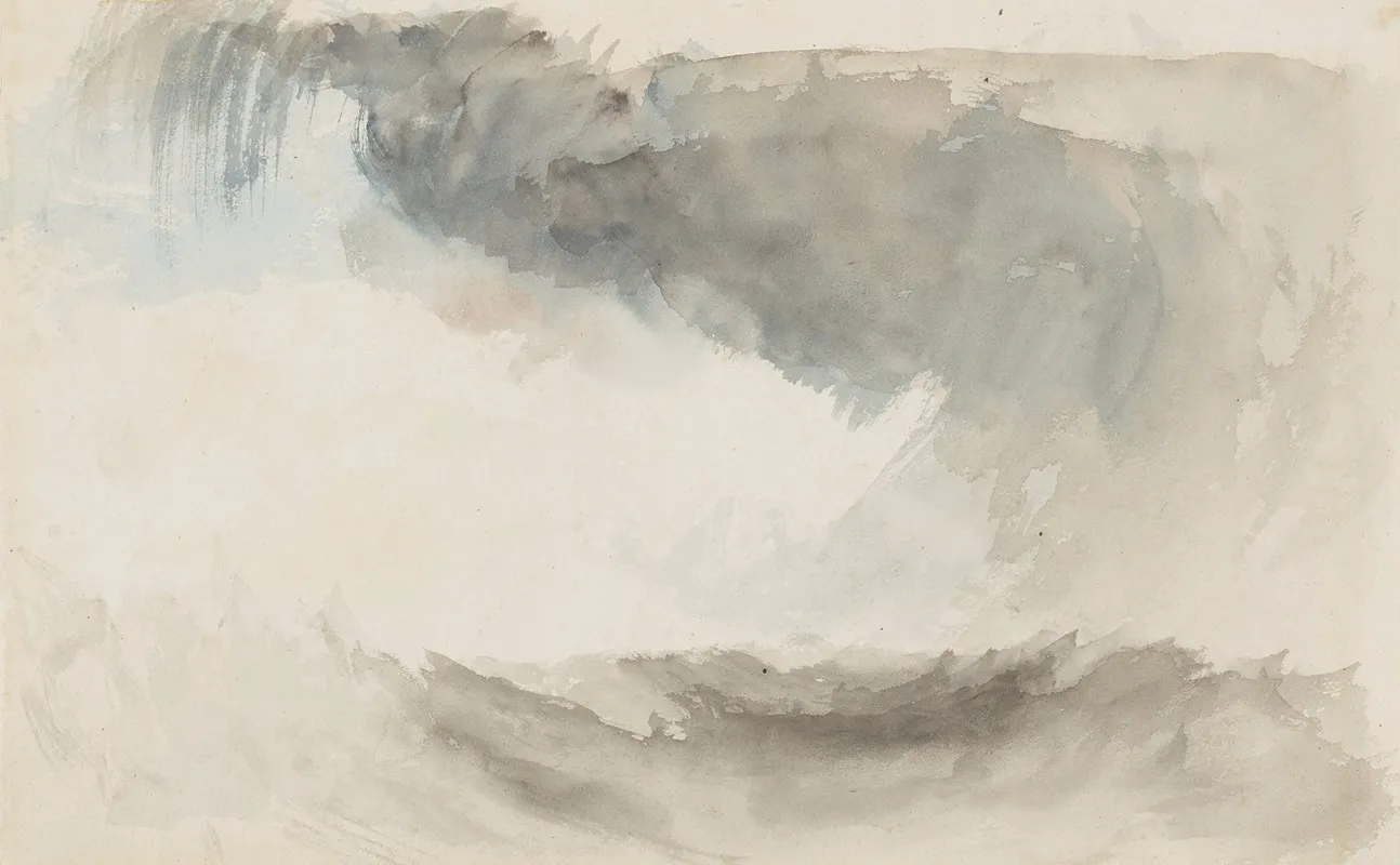 A Storm At Sea 2 Wall Art by Joseph Mallord William Turner - High-Resolution Digital Print