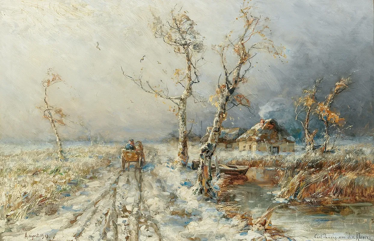 A Storm In A Snow Landscape 2