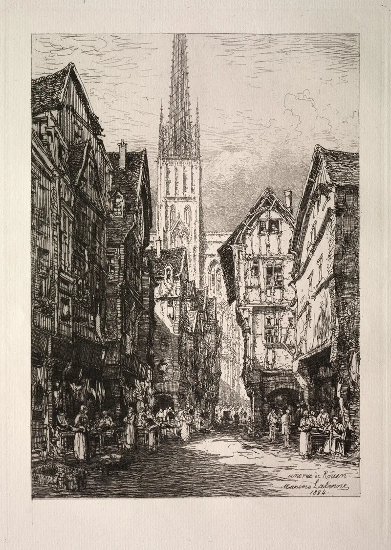 A Street In Rouen