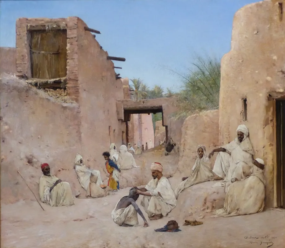 A Street In The Oasis Of Chetma