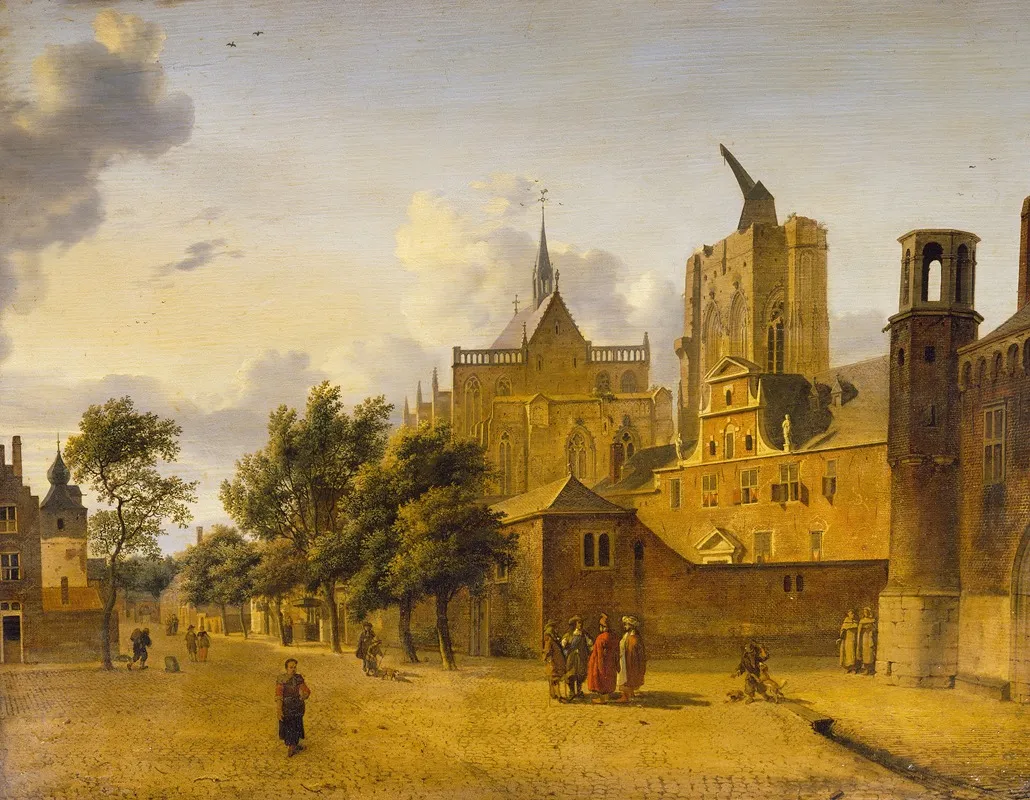 A Street Scene In Cologne