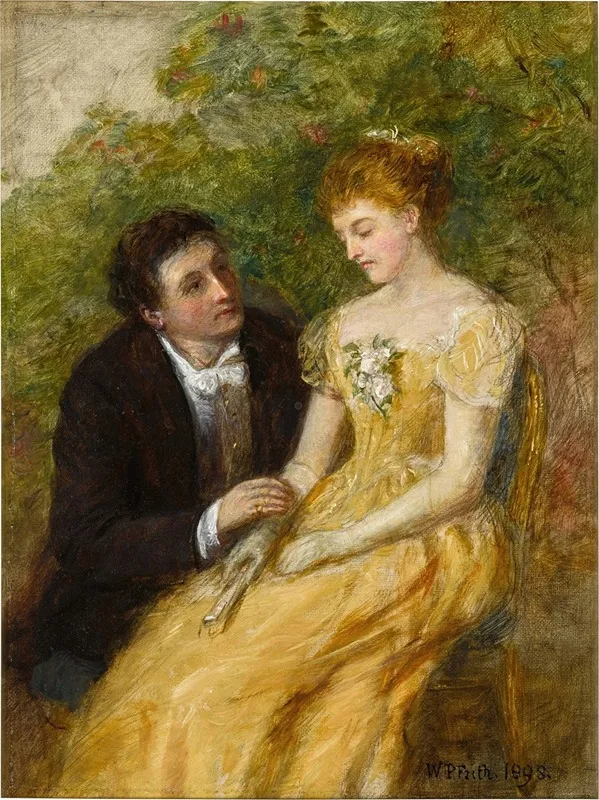 A Study For In The Conservatory A Critical Moment