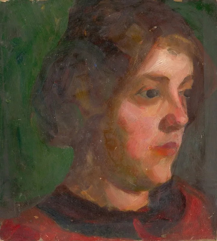 A Study Of A Girls Head 2