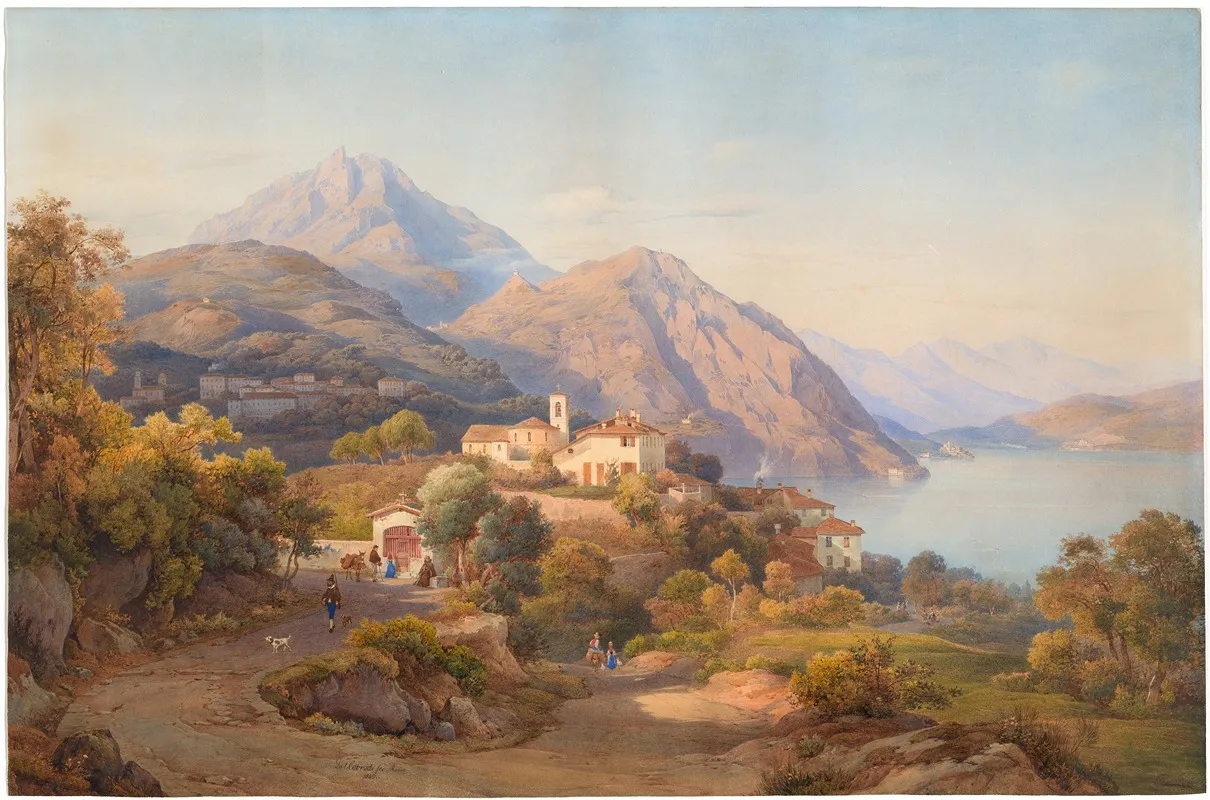 A Summer Evening At The Lago Maggiore