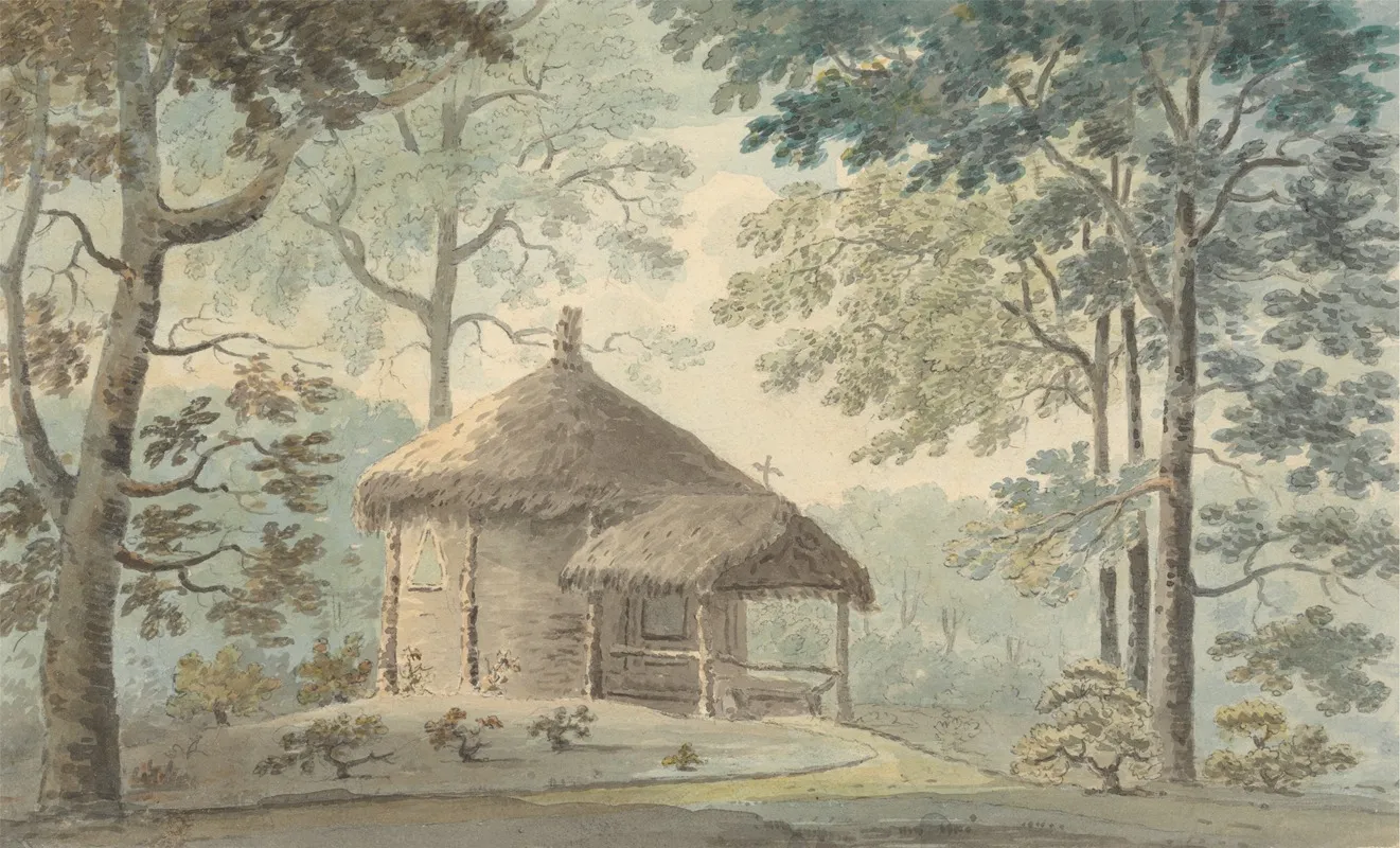 A Summerhouse In The Rustic Style Wall Art by Jonathan Fisher - High-Resolution Digital Print