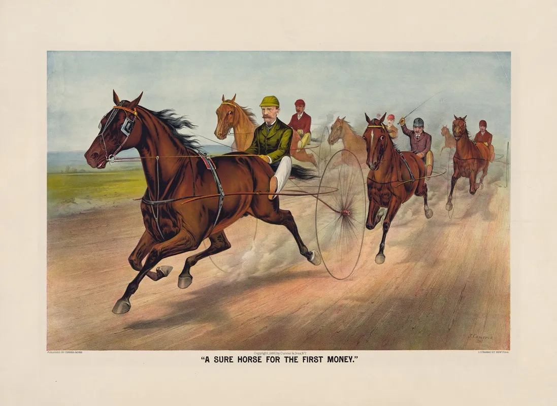 A Sure Horse For The First Money Wall Art by John Cameron - High-Resolution Digital Print