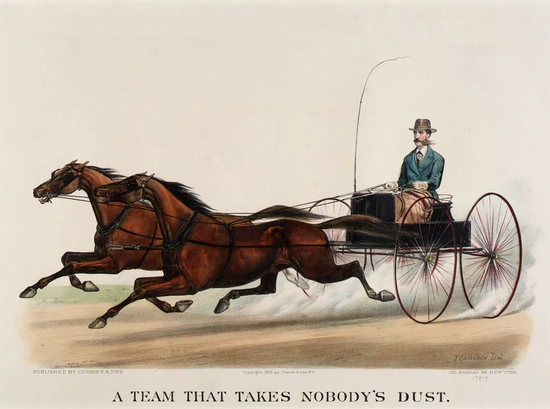 A Team That Takes Nobodys Dust Wall Art by John Cameron - High-Resolution Digital Print
