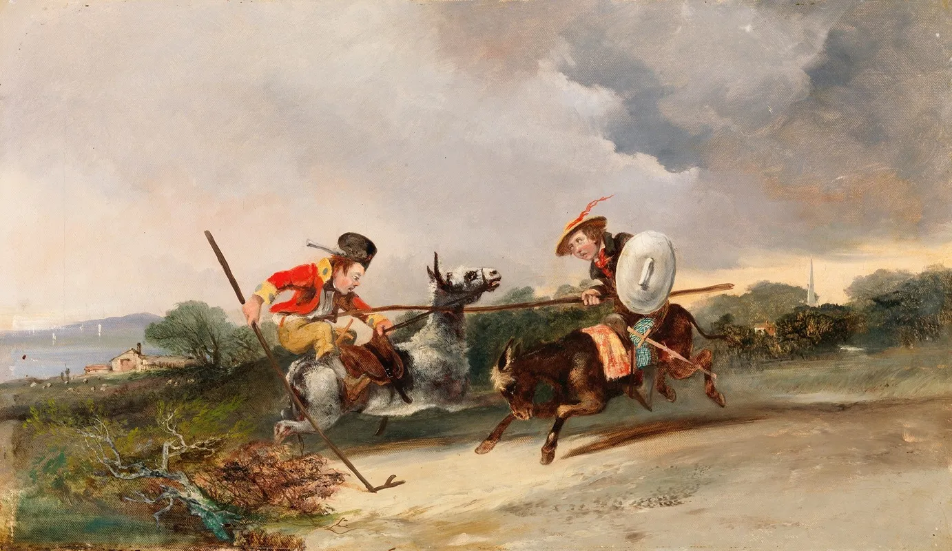 A Tournament Wall Art by John Greville Fennell - High-Resolution Digital Print