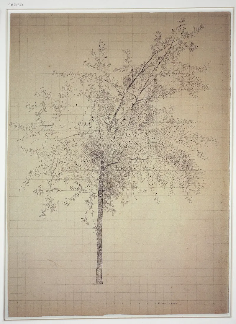 A Tree 2 Wall Art by Odilon Redon - High-Resolution Digital Print