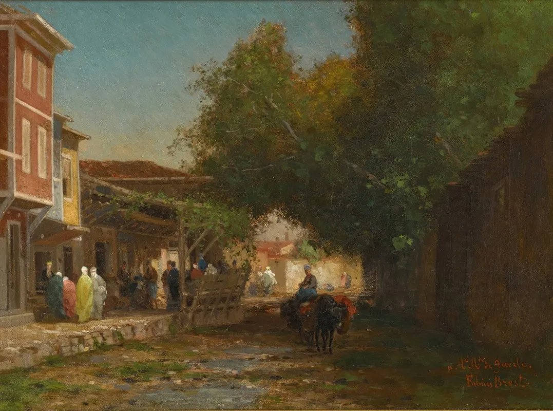 A Turkish Street Wall Art by Germain Fabius Brest - High-Resolution Digital Print