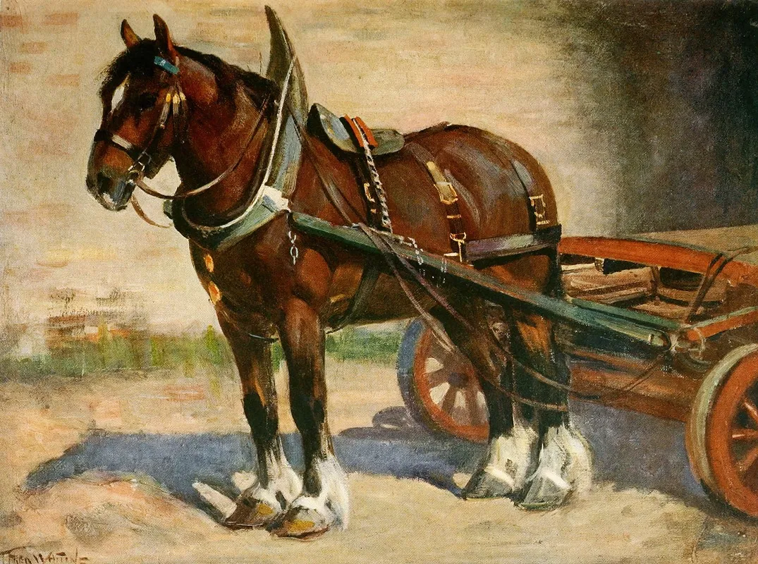 A Typical Clydesdale Wall Art by Frederic Whiting - High-Resolution Digital Print