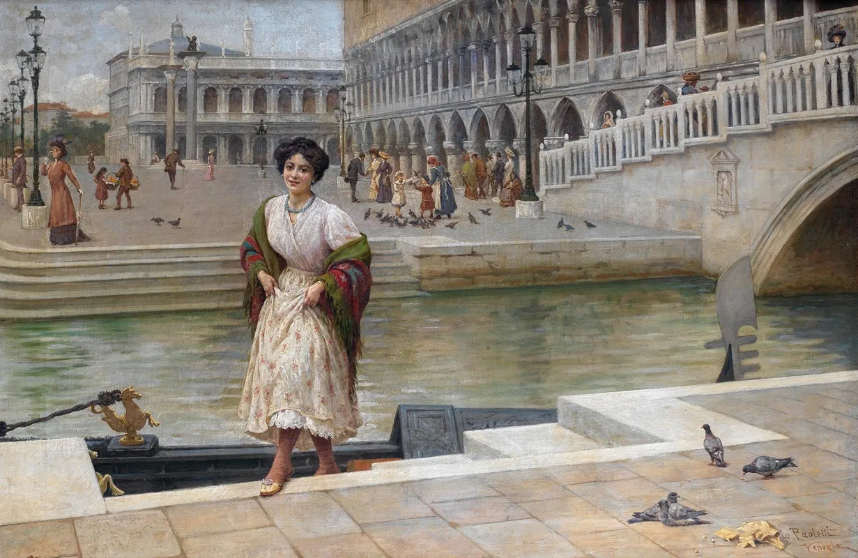 A Venetian Beauty 2 Wall Art by Antonio Ermolao Paoletti - High-Resolution Digital Print