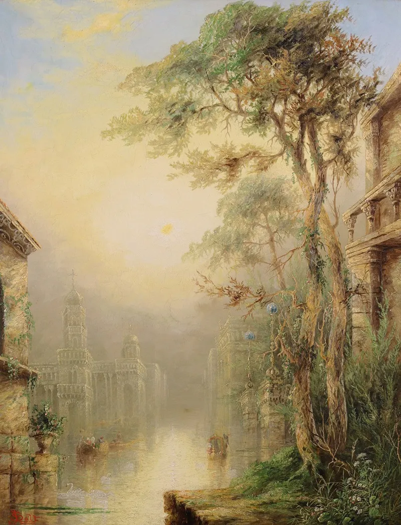 A Venetian Capriccio Wall Art by James Salt - High-Resolution Digital Print
