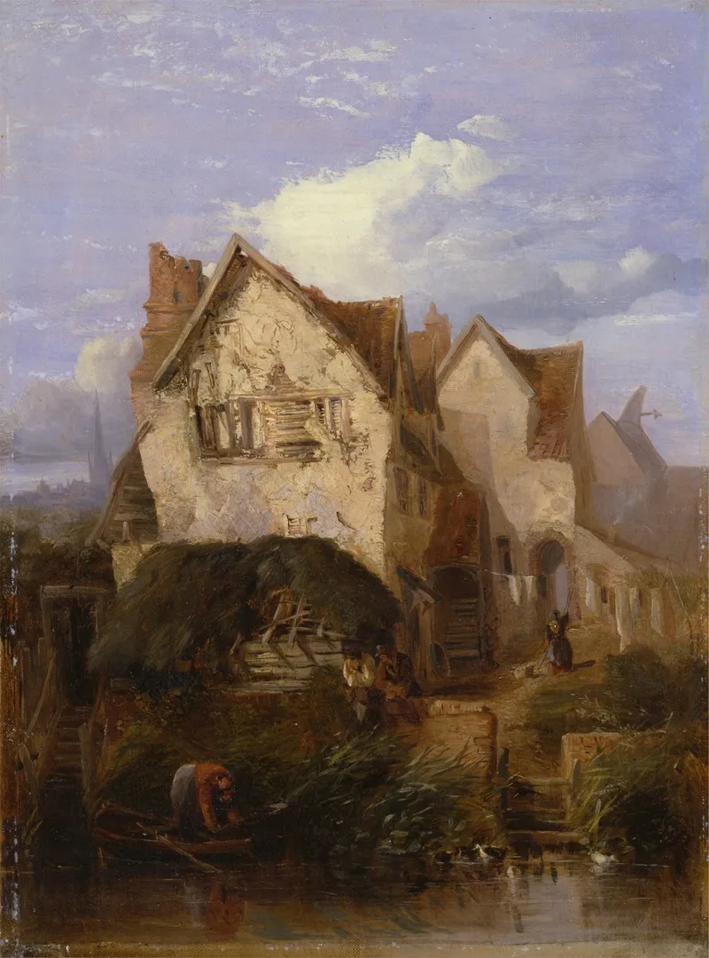 A View Near Norwich Wall Art by Thomas Lound - High-Resolution Digital Print