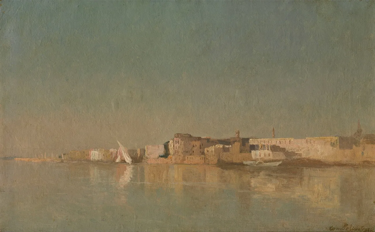 A View Of Cairo Wall Art by Camille Wauters - High-Resolution Digital Print
