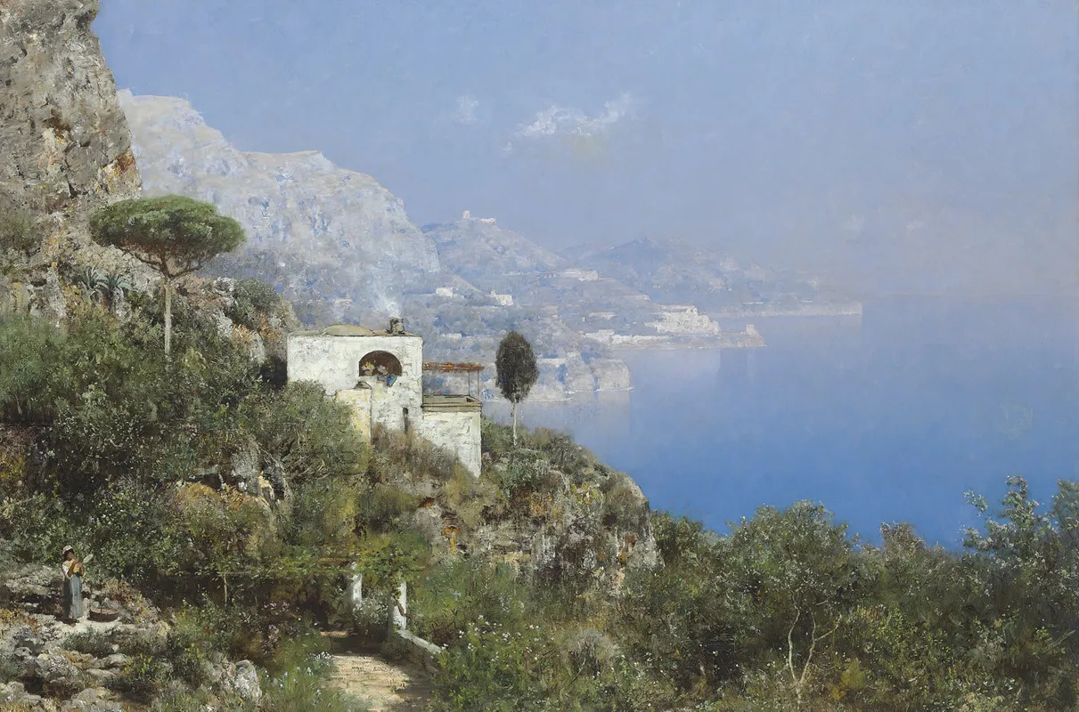 A View Of Capri 2 Wall Art by Edmund Berninger - High-Resolution Digital Print