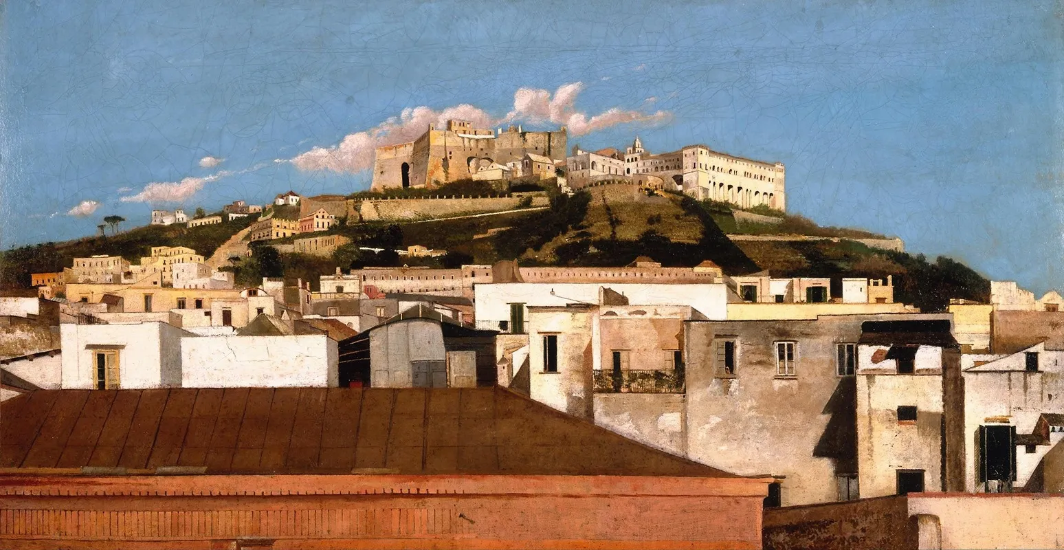 A View Of Certosa Di San Martino With The Castel Sant Elmo Naples