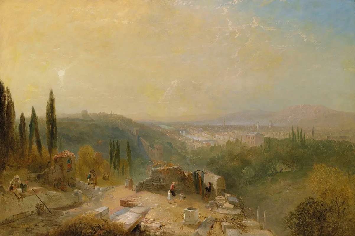 A View Of Florence From San Miniato