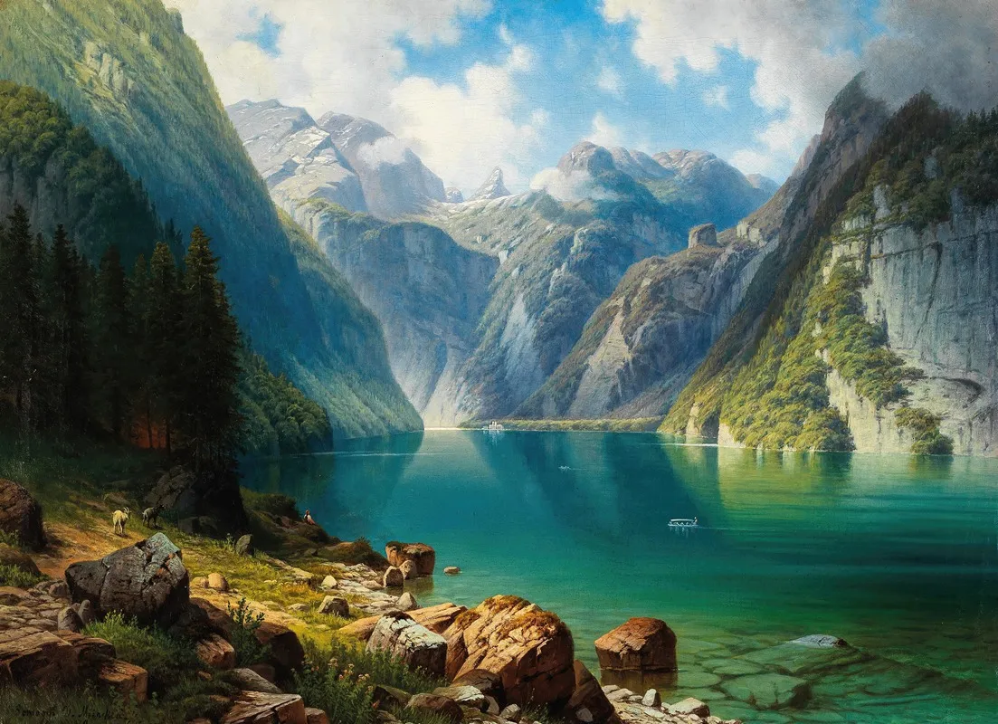 A View Of Lake Konigssee
