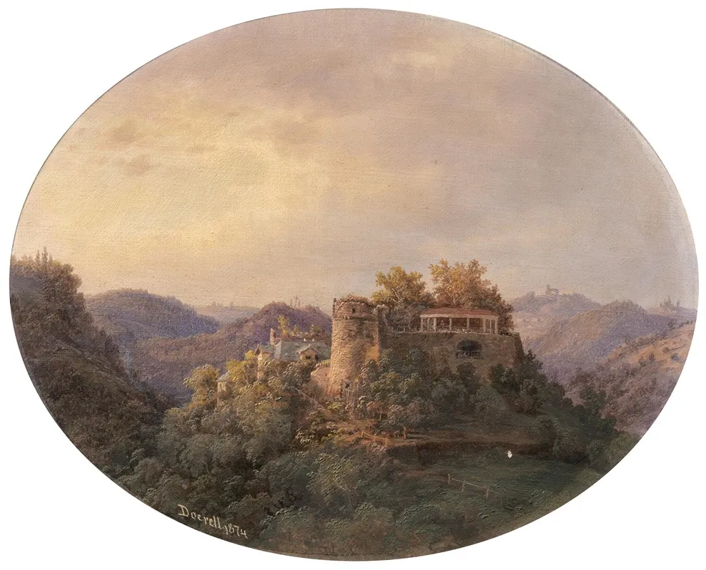 A View Of Rosenburg In Graupen