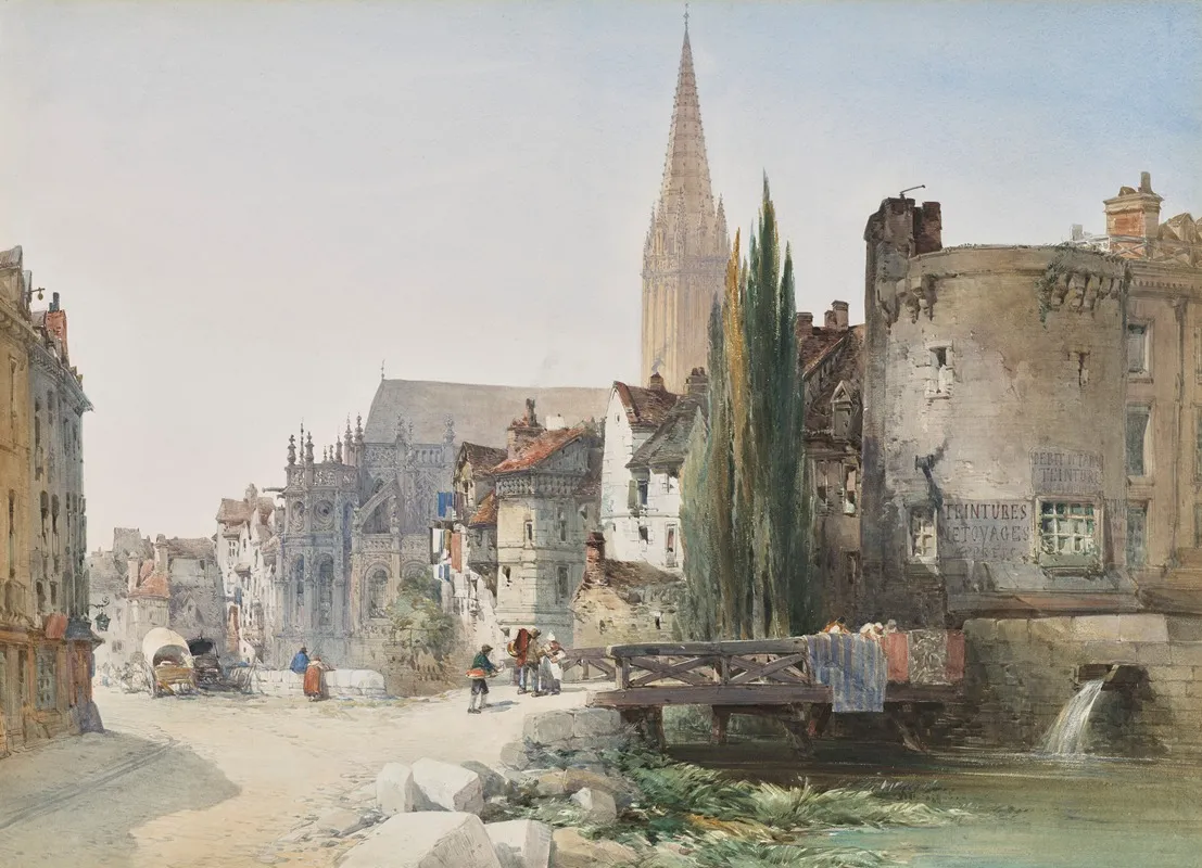 A View Of St Pier Caen France