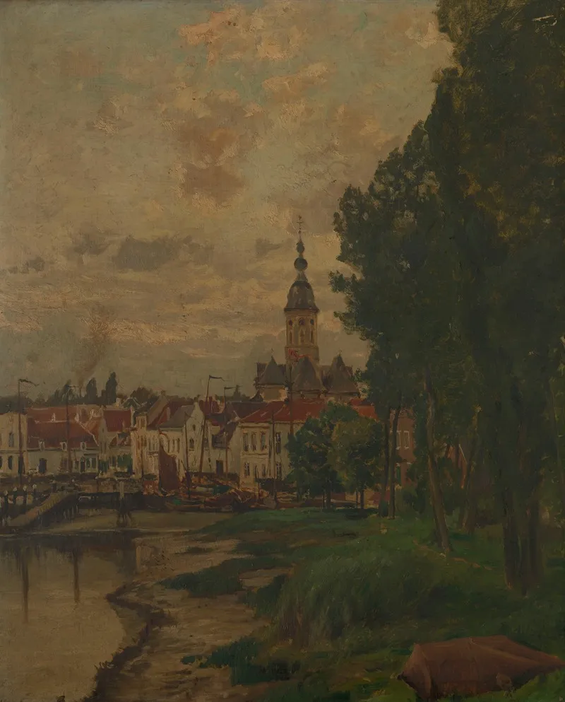 A View Of Temse 2 Wall Art by Henri van der Hecht - High-Resolution Digital Print