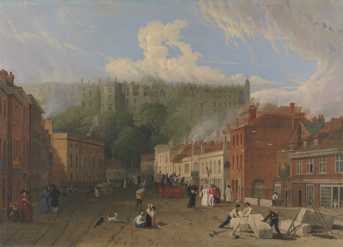 A View Of Thames Street Windsor
