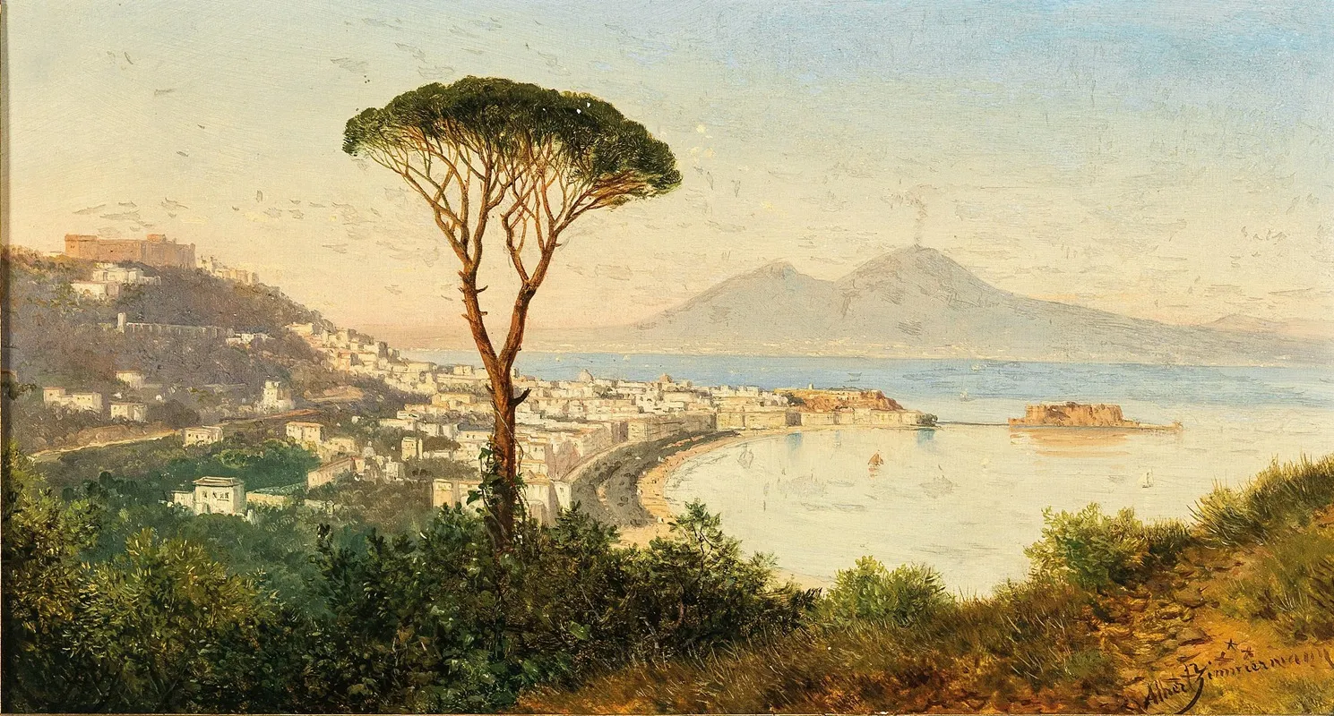 A View Of The Bay Of Naples