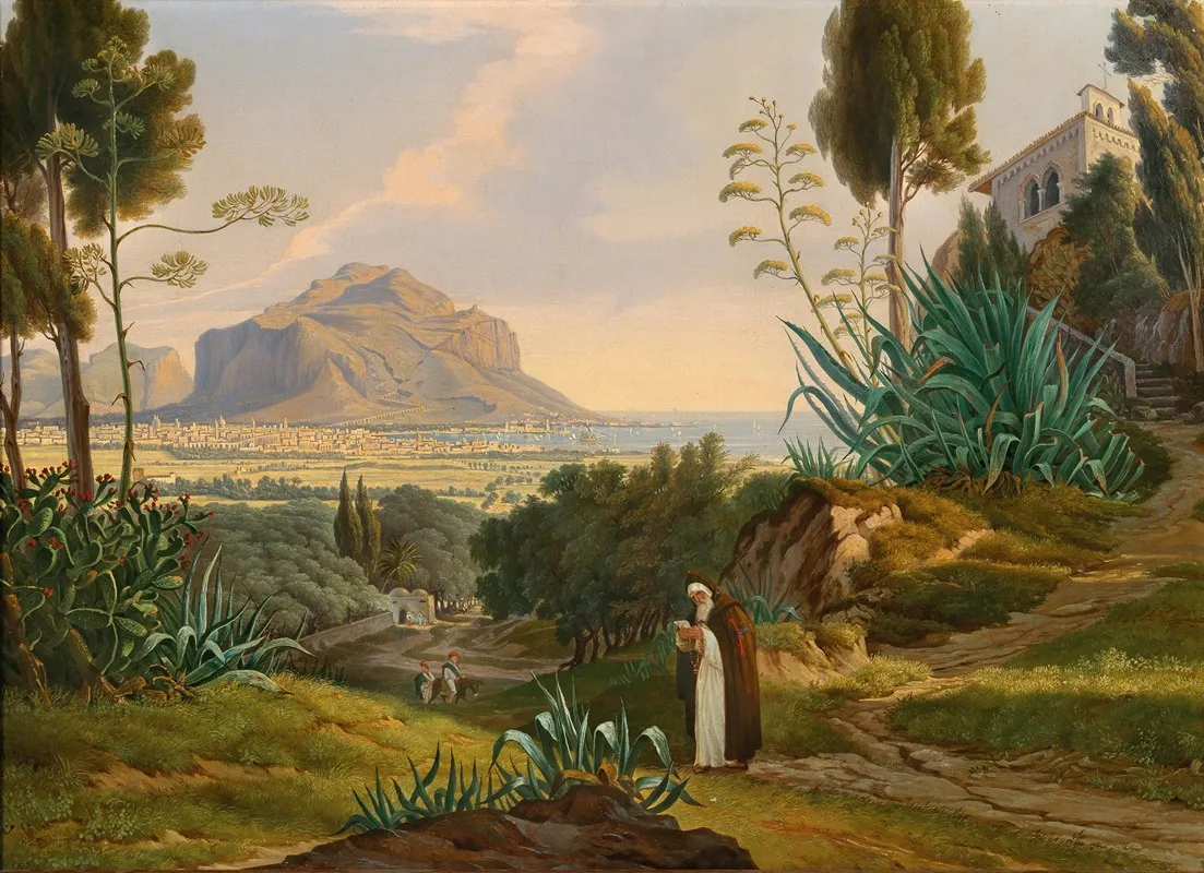 A View Of The Bay Of Palermo With Monte Pellegrino 2