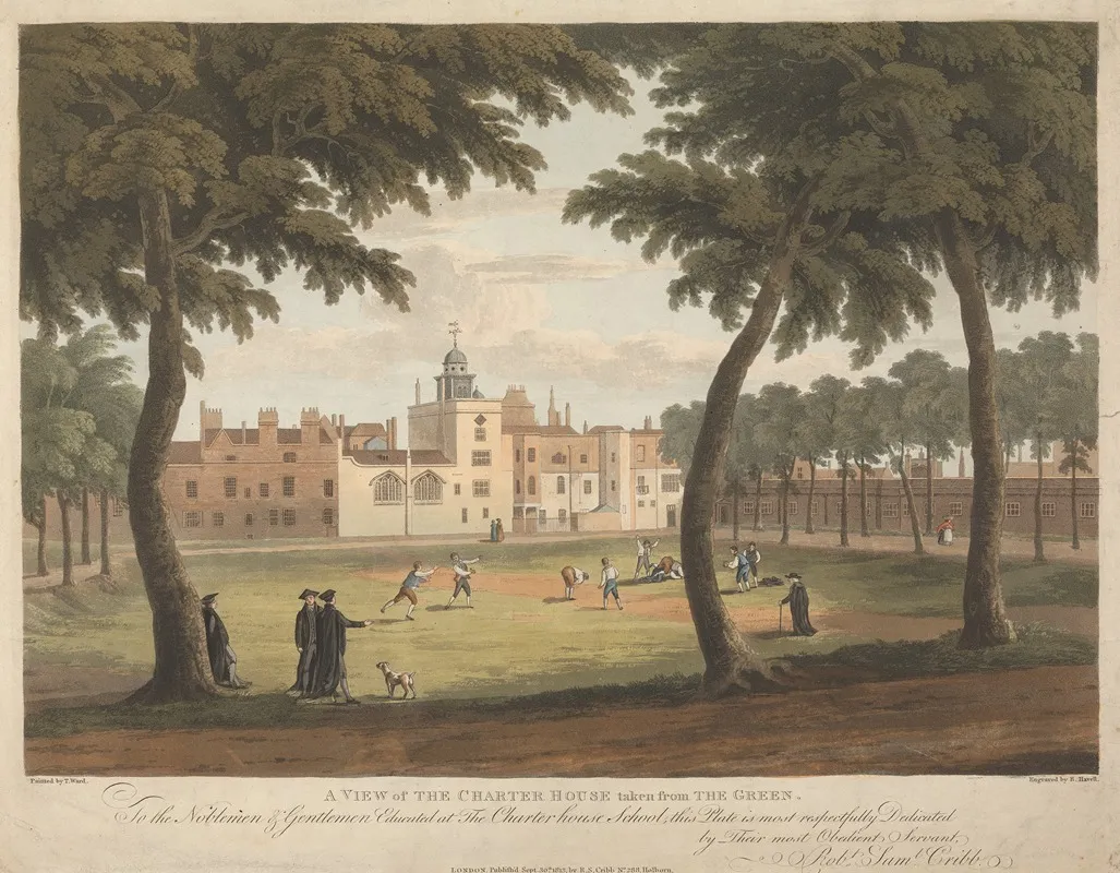 A View Of The Chapter House Taken From The Green