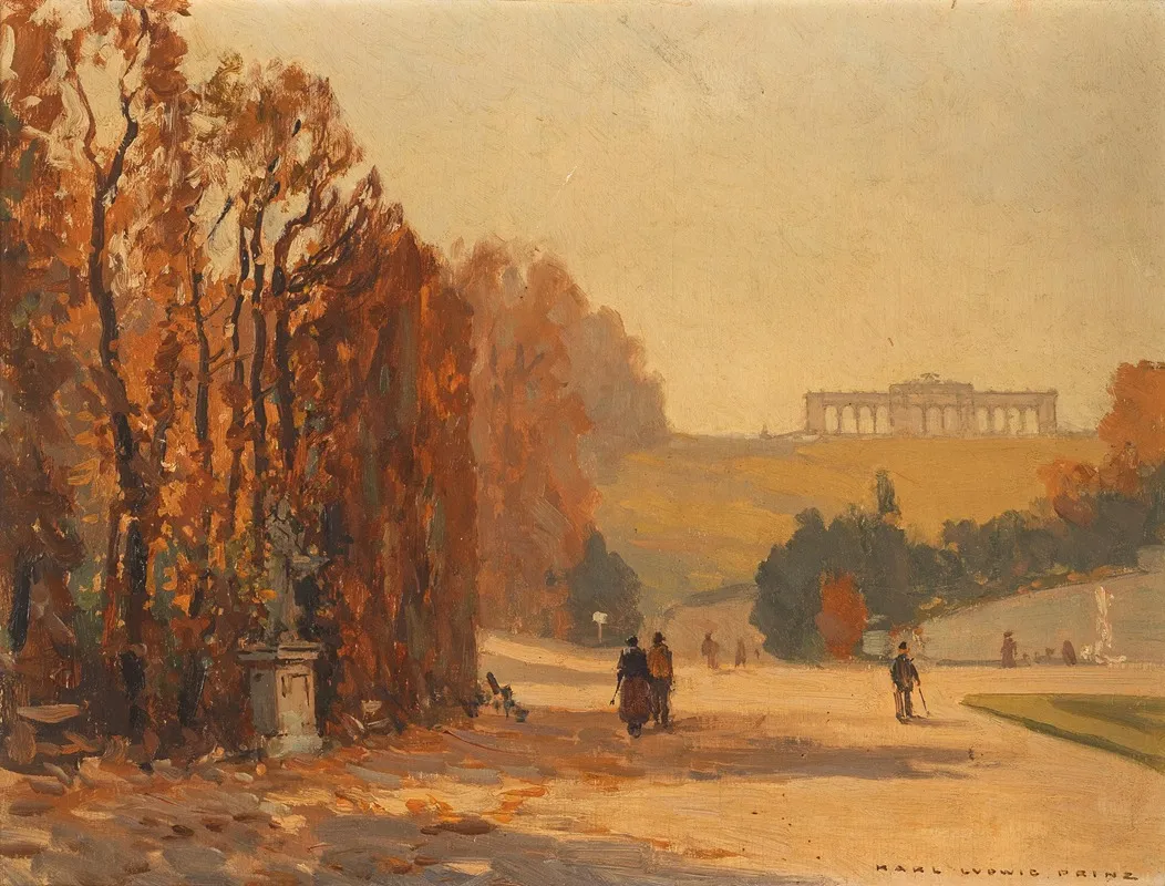 A View Of The Gloriette In Schonbrunn Palace