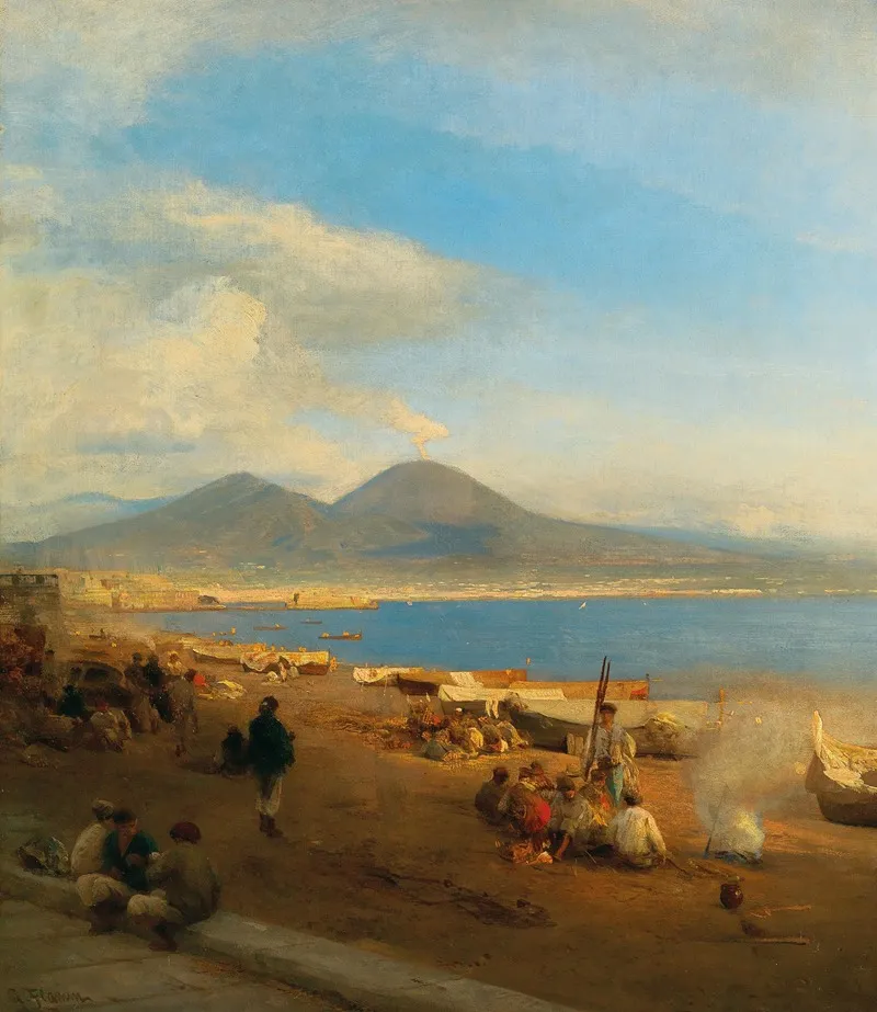 A View Of The Gulf Of Naples From Posilippo