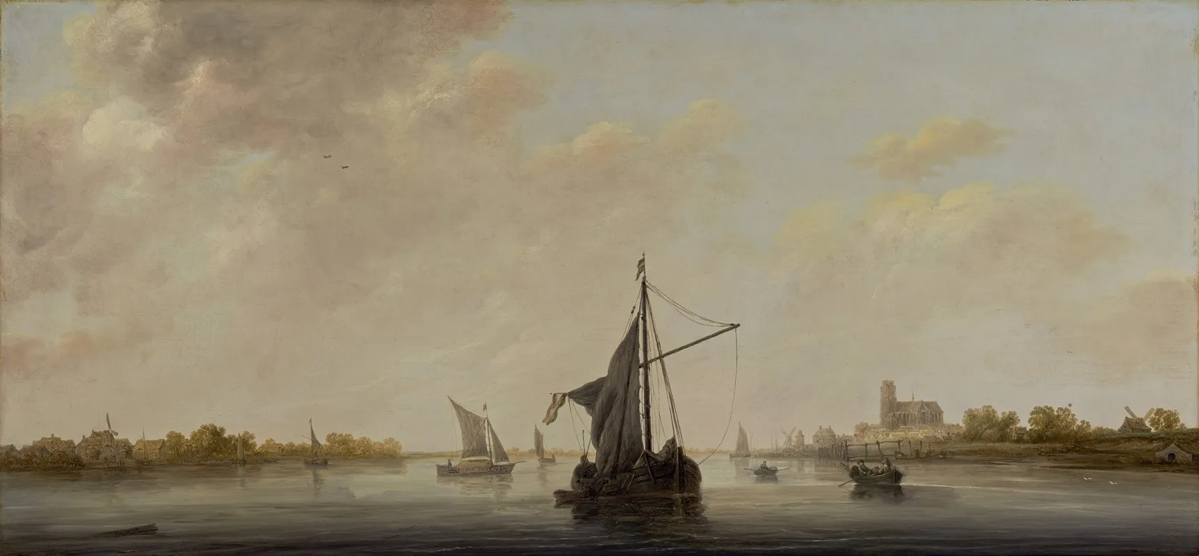 A View Of The Maas At Dordrecht