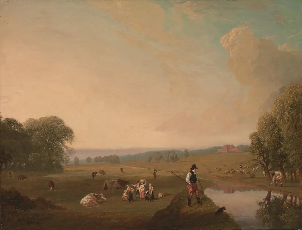A View Of Theobalds Park Hertfordshire