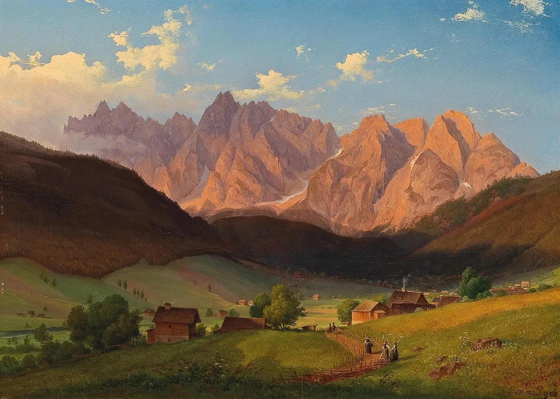 A View Of Triglav In Slovenia Wall Art by Josef Feid - High-Resolution Digital Print