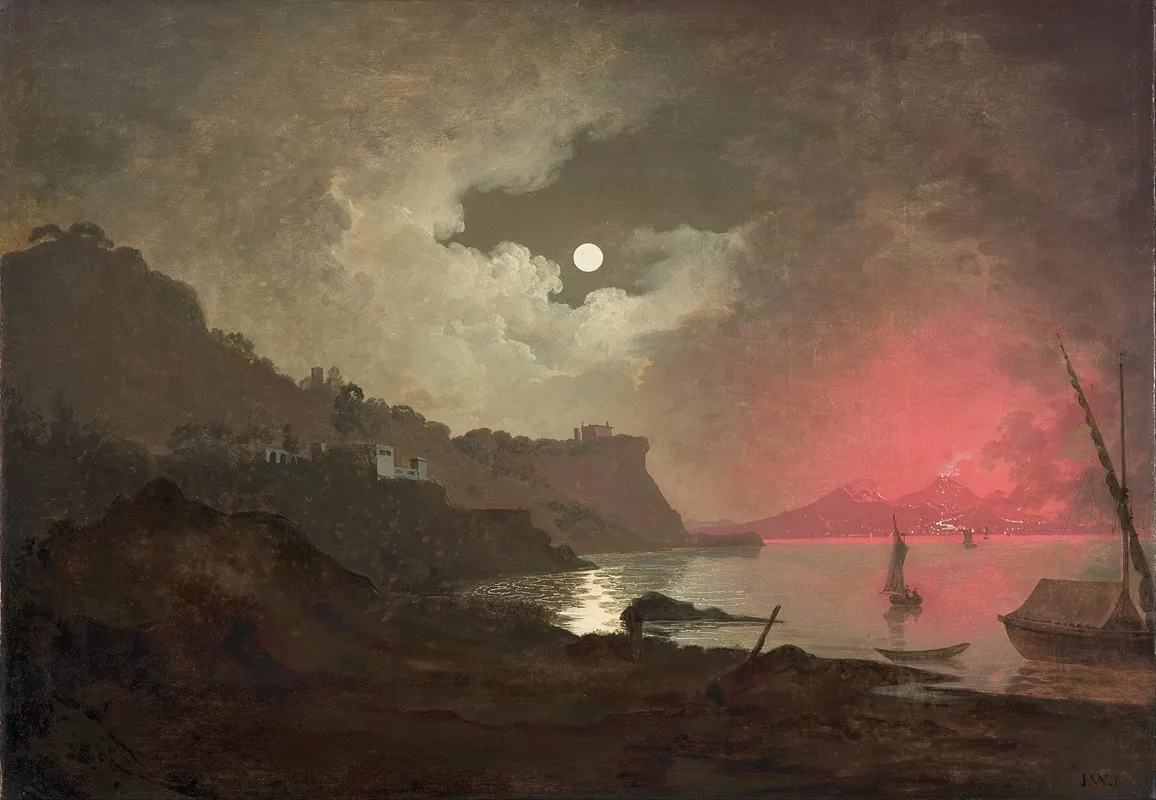 A View Of Vesuvius From Posillipo Naples