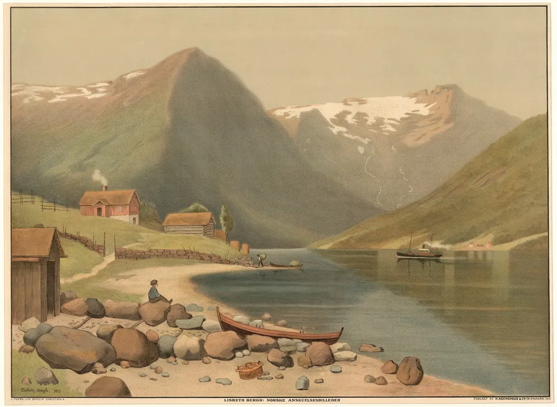 A Western Fjord In Norway Wall Art by Lisbeth Bergh - High-Resolution Digital Print
