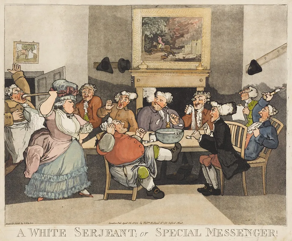 A White Serjeant Or Special Messenger