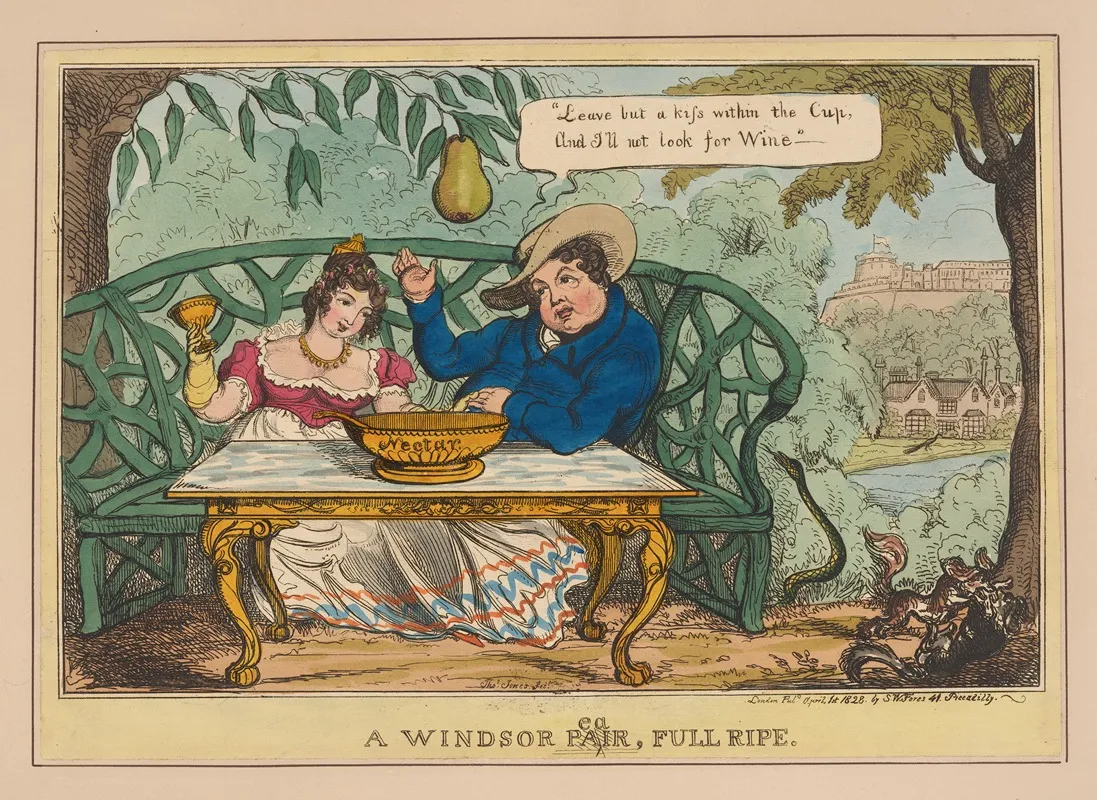 A Windsor Pear Full Ripe Wall Art by Thomas Howell Jones - High-Resolution Digital Print