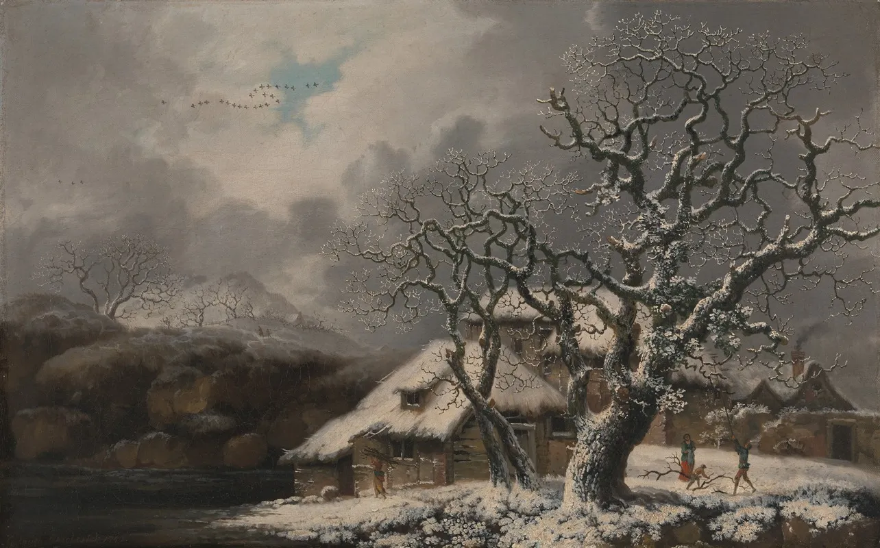 A Winter Landscape 2 Wall Art by George Smith - High-Resolution Digital Print