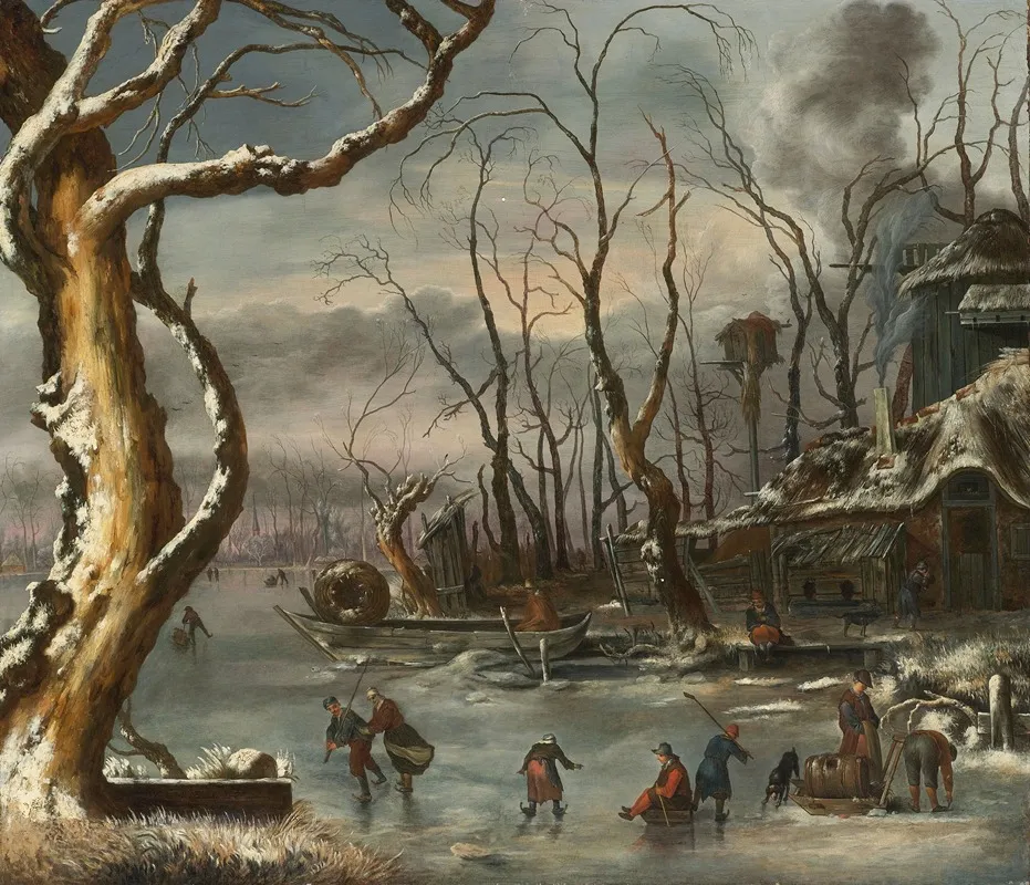 A Winter Landscape 3 Wall Art by Jan Van Kessel The Elder - High-Resolution Digital Print