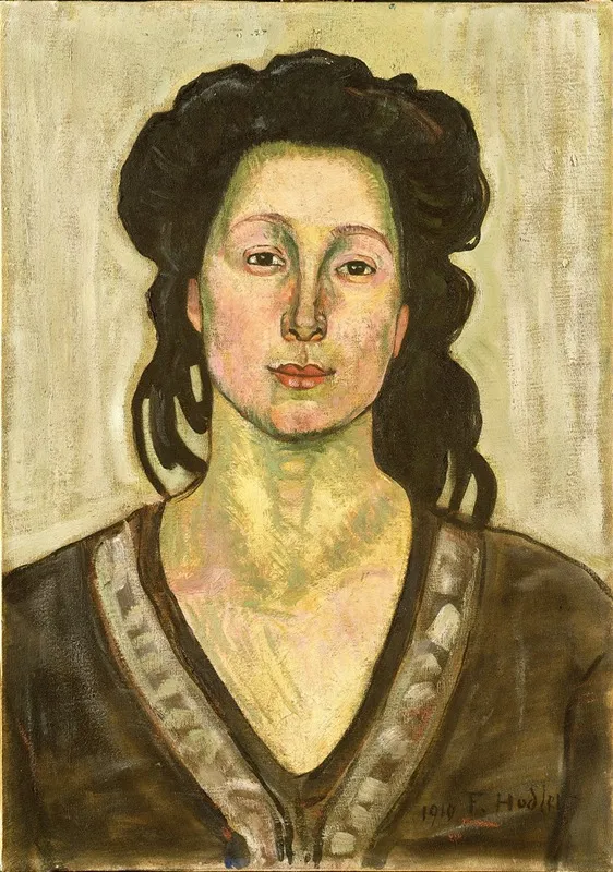 A Woman 4 Wall Art by Ferdinand Hodler - High-Resolution Digital Print