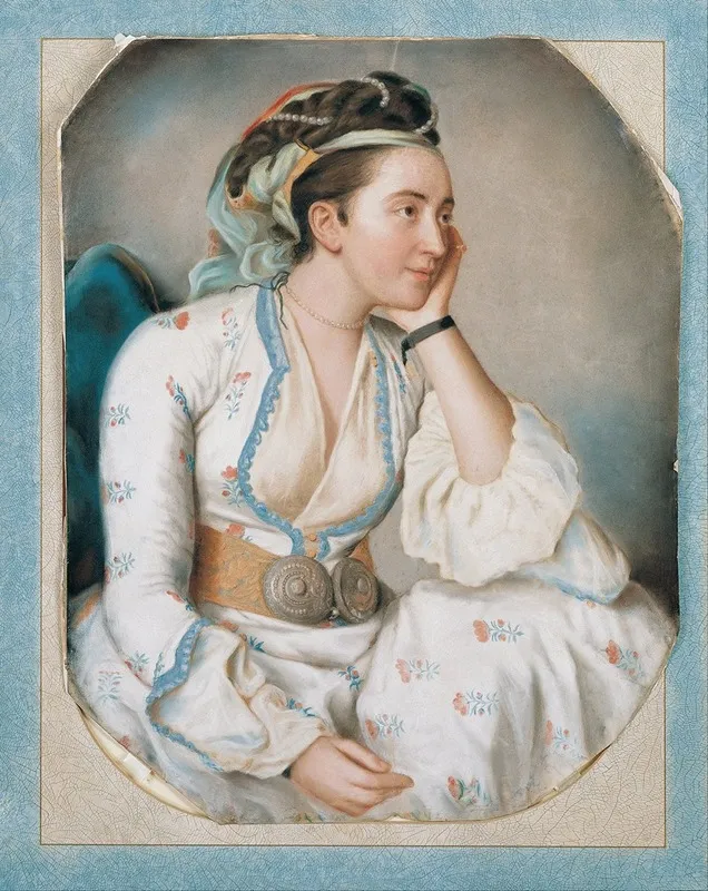 A Woman In Turkish Dress