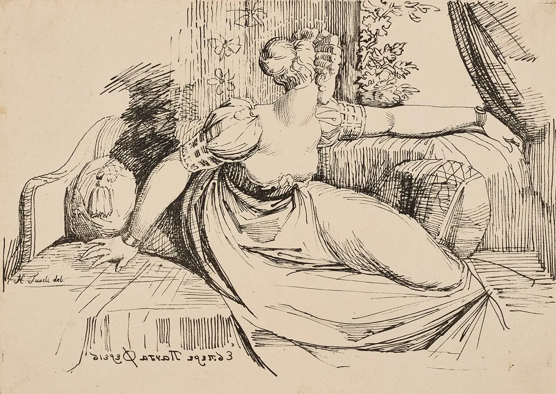 A Woman Sitting By The Window Evening Thou Bringest All