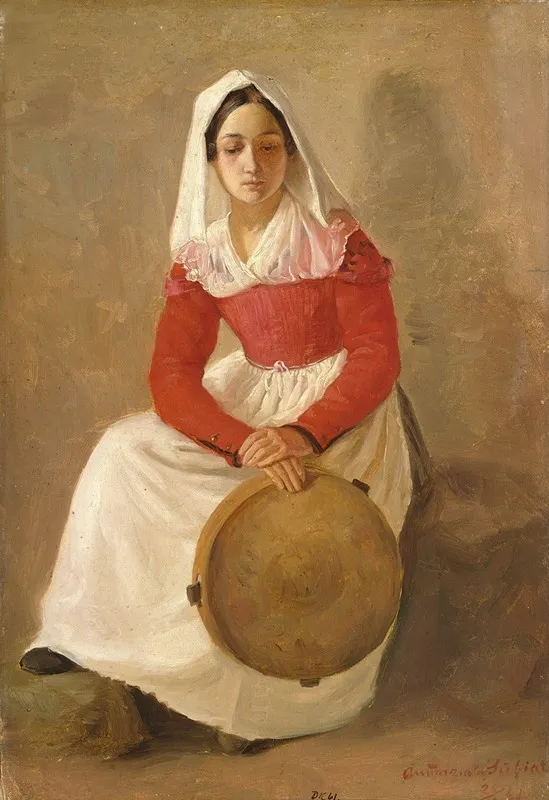 A Women Named Anunziata In Subiaco
