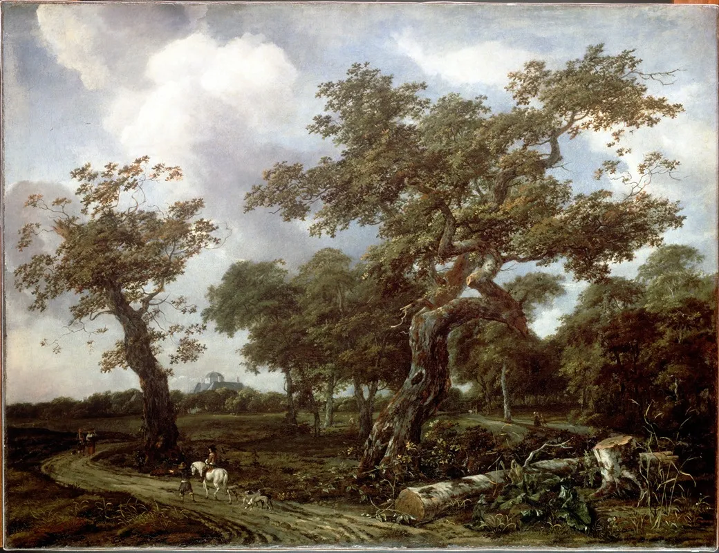 A Wood Near The Hague With A View Of The Huis Ten Bosch Wall Art by Jan Van Kessel The Elder - High-Resolution Digital Print