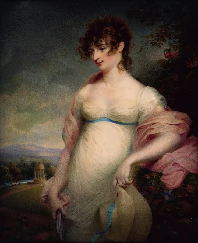 A Young Lady Wall Art by Mary Green - High-Resolution Digital Print