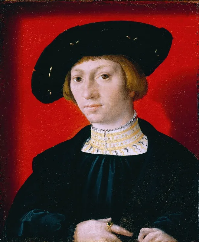 A Young Man 3 Wall Art by Bernard van Orley - High-Resolution Digital Print