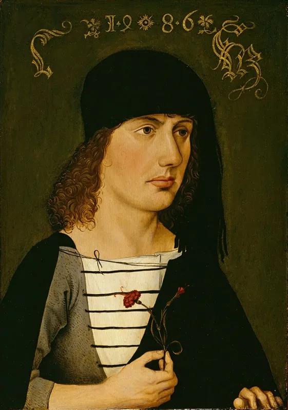 A Young Man 4 Wall Art by Michael Wohlgemut - High-Resolution Digital Print