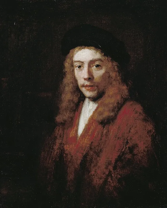 A Young Man Perhaps The Artists Son Titus Wall Art by Rembrandt van Rijn - High-Resolution Digital Print